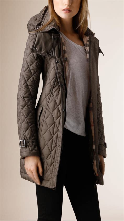 burberry quilted diamond coat